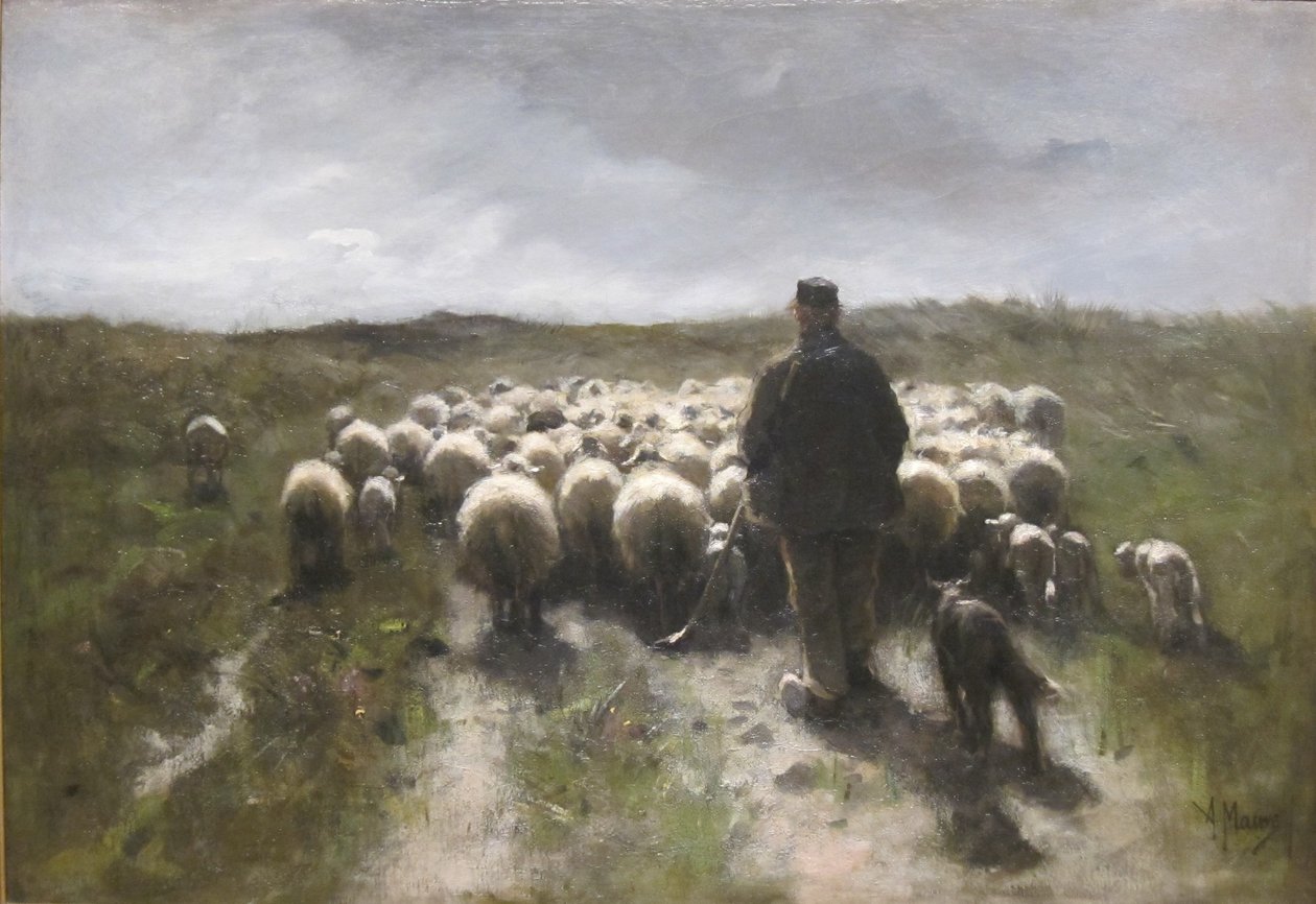 Shepherd and Sheep by Anton Mauve