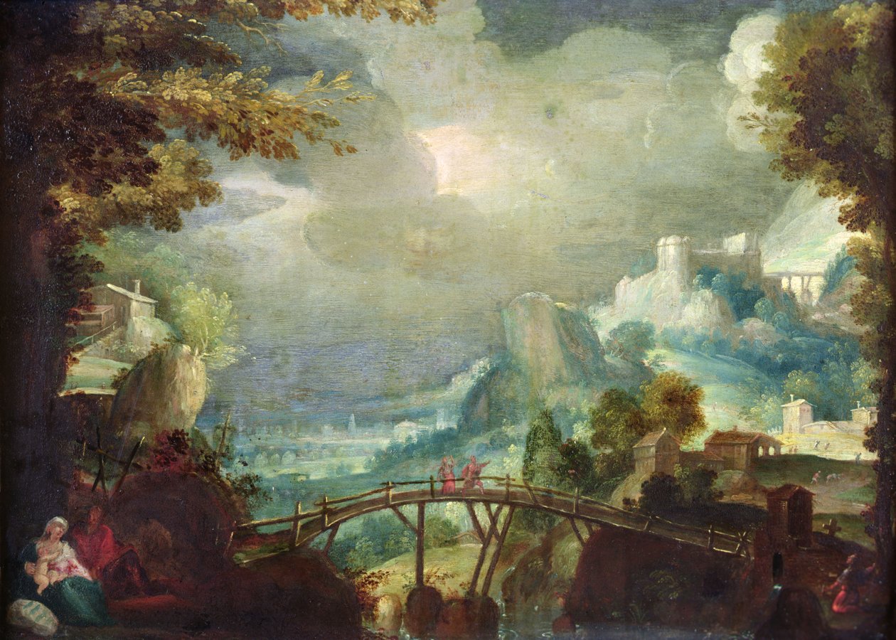 The Flight into Egypt by Anton Mirou