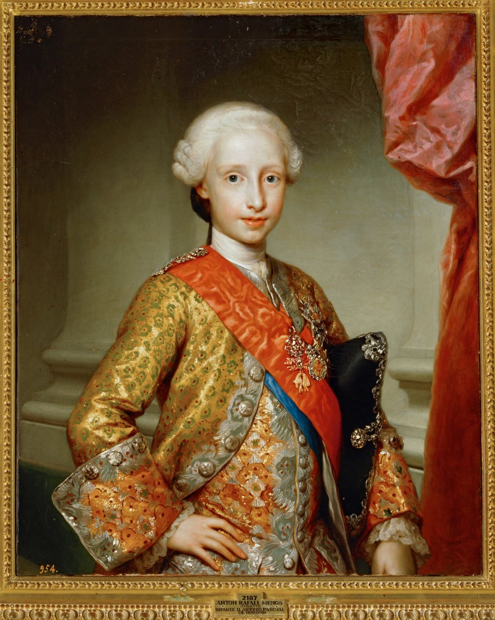 Infant Antonio Pascual de Bourbon by Anton Raphael Mengs