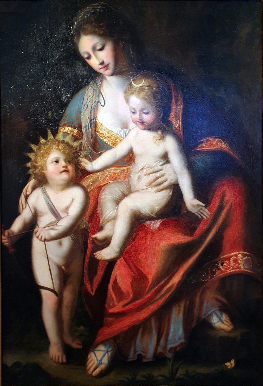 Latona with her children Apollo and Diana by Anton Raphael Mengs