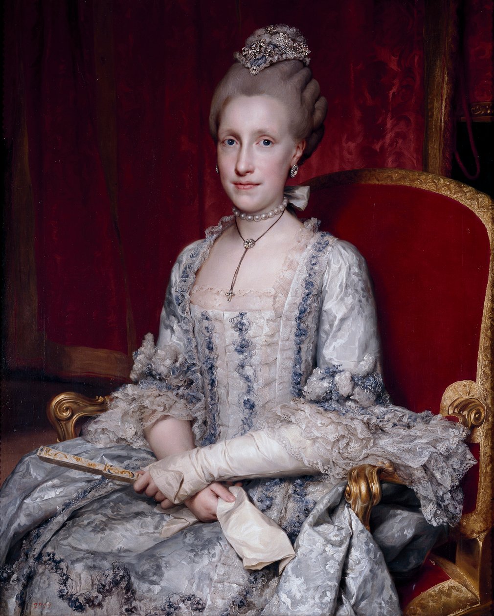 Portrait of Infanta Maria Luisa of Spain (1745-1792), Holy Roman Empress by Anton Raphael Mengs