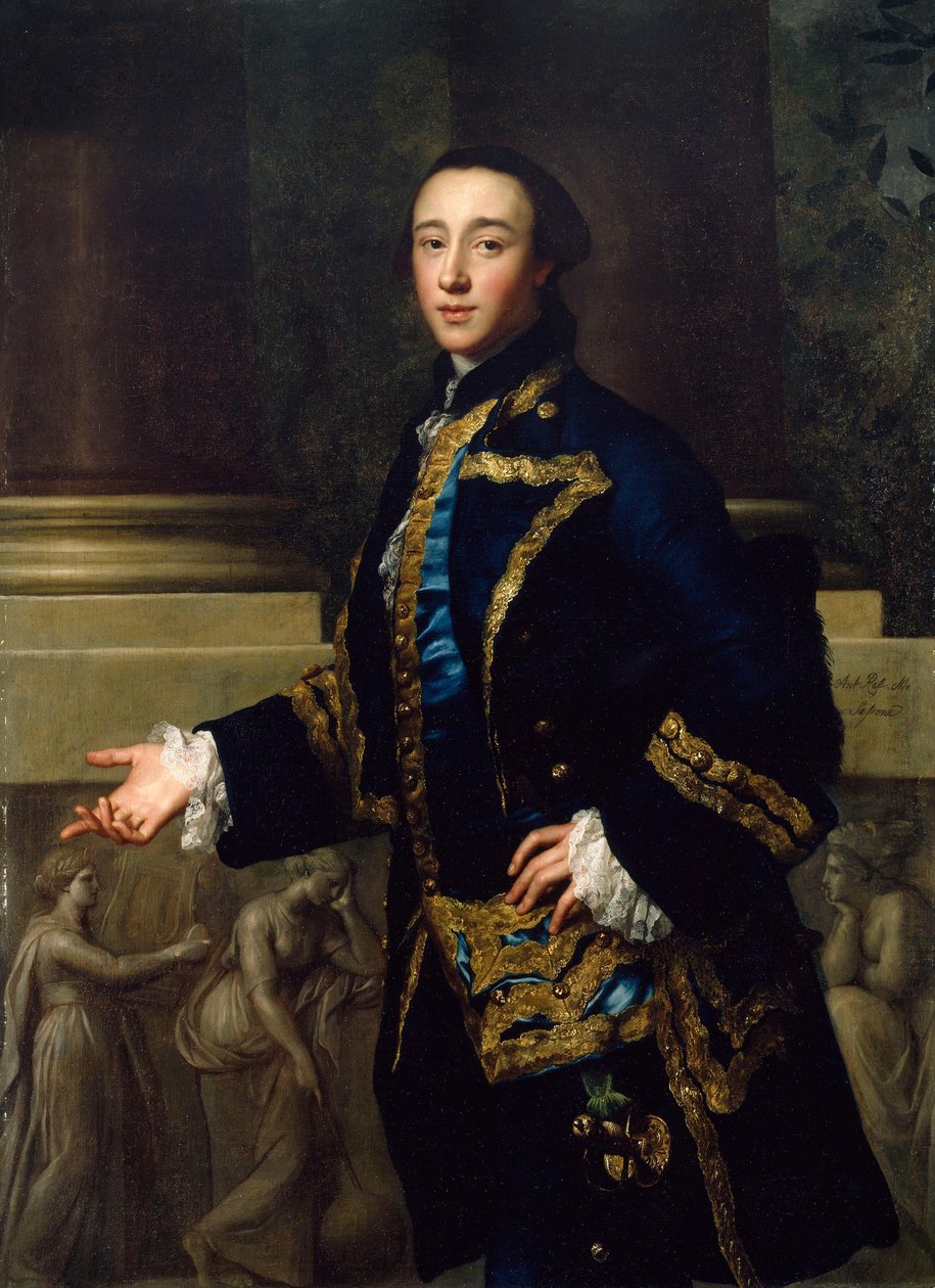 Portrait of Thomas Conolly (1738-1803) by Anton Raphael Mengs