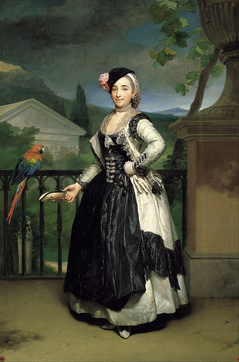 Portrait of the Marchioness of Llano by Anton Raphael Mengs
