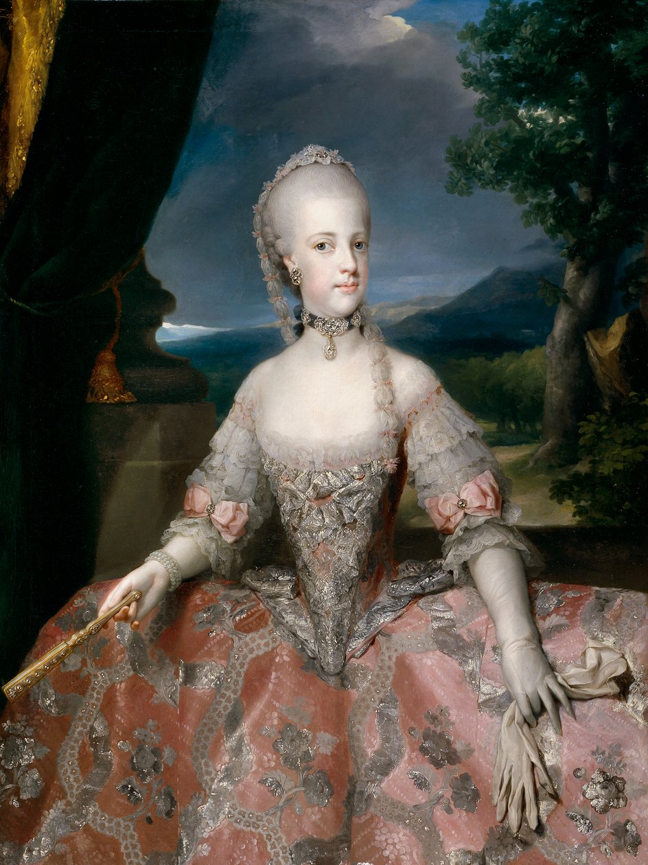 Maria Carolina of Habsburg-Lorraine, Queen of Naples by Anton Raphael Mengs