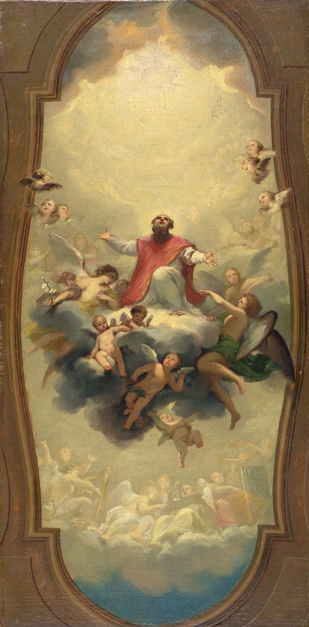 St. Eusebius Carried to Heaven, c.1757 by Anton Raphael Mengs