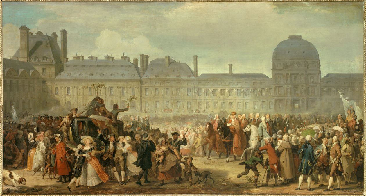 Publication of the Versailles Treaty in Front of the Tuileries Palace on November 25 by Anton van Ysendyck