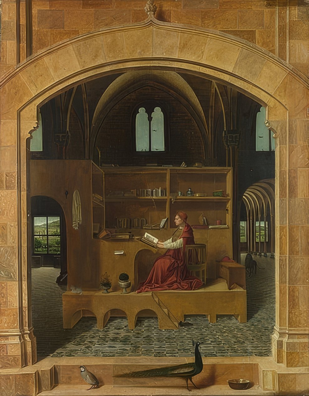 Saint Jerome in His Study. Around 1475 by Antonello da Messina