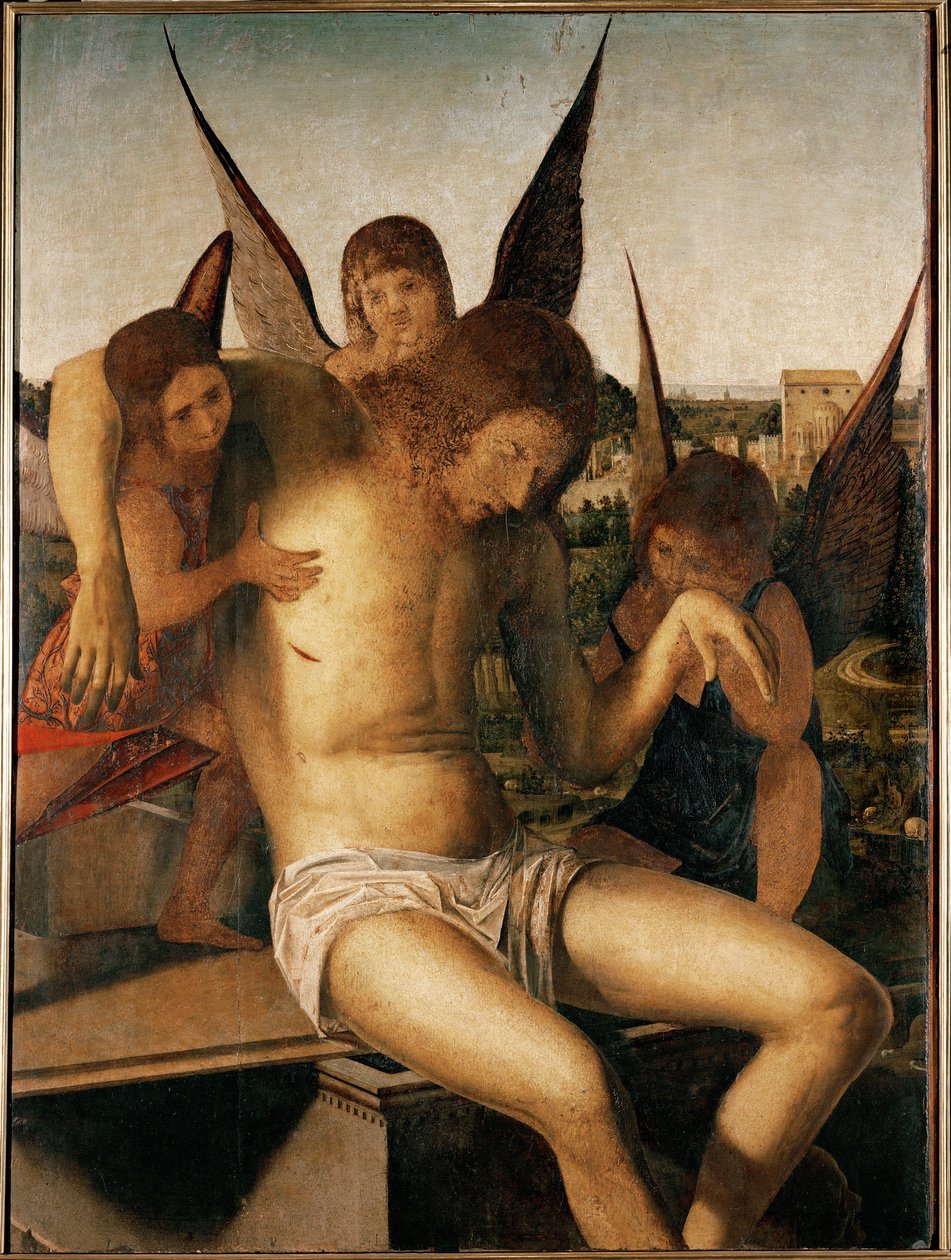 Pieta with Three Angels, c.1475 by Antonello da Messina