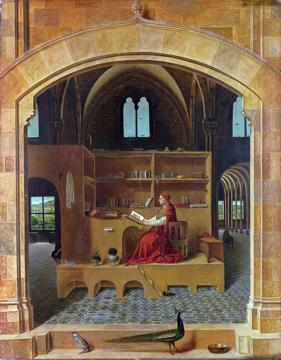 Saint Jerome in his Study by Antonello da Messina