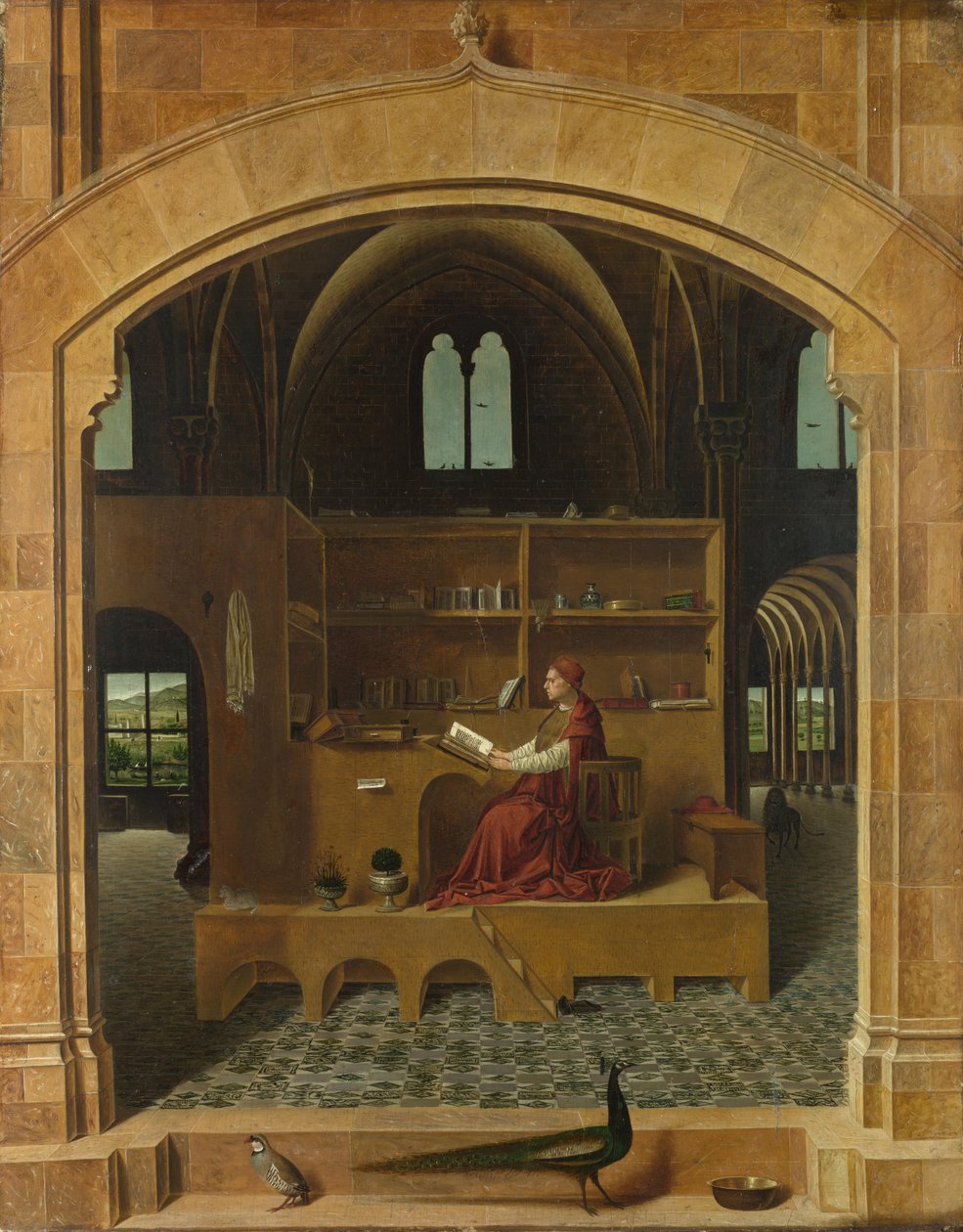 Saint Jerome in his Study, ca 1475 by Antonello da Messina
