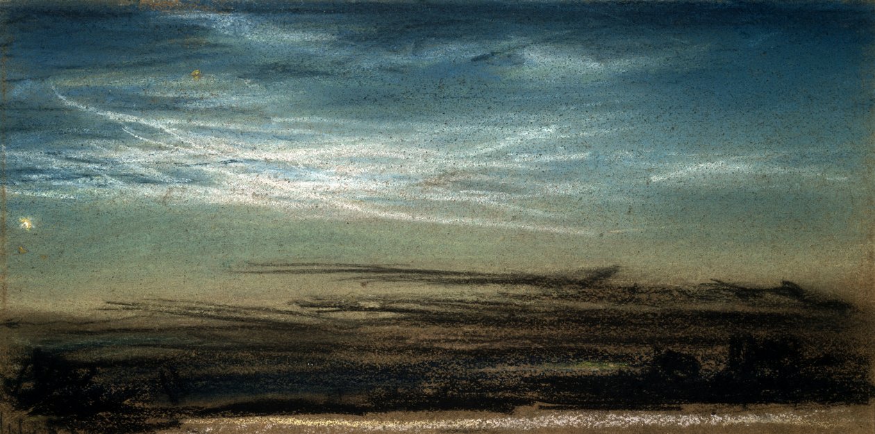 Sunset and Noctilucent Cloud by Frederick (attr. to) Barnard
