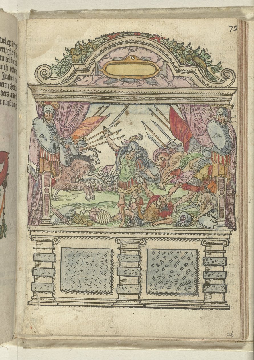 Allegorical Scene on the Stage at the Corner of the Grote Markt, 1578 by Antoni van Leest