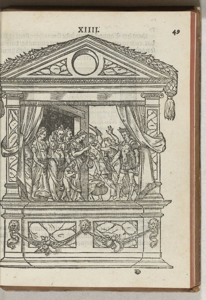 Third Decorated Stage with Scene: The Prince Frees the Virtues from Imprisonment, 1577 by Antoni van Leest