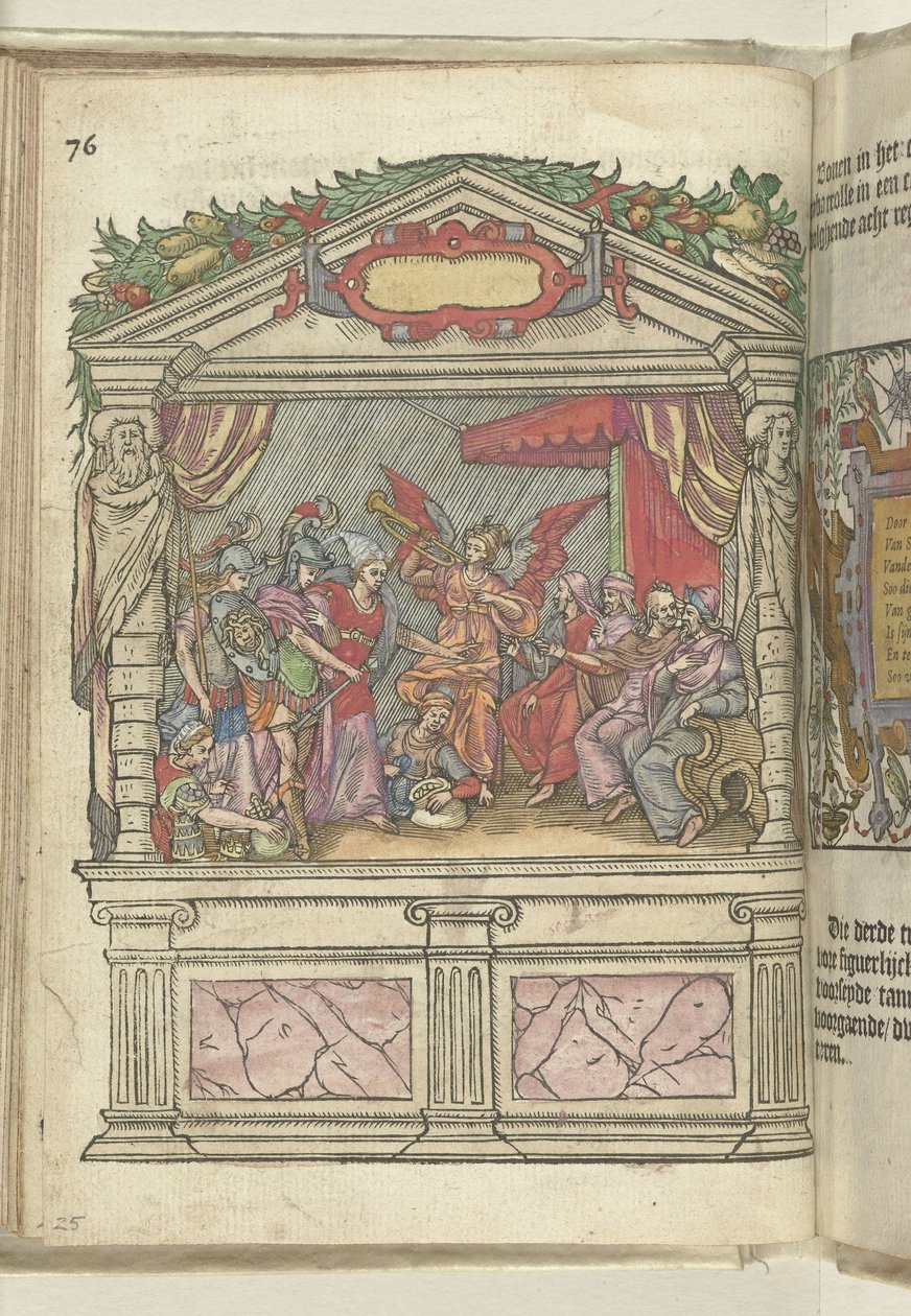Scene with Allegorical Representation at the Grote Markt, 1578 by Antoni van Leest