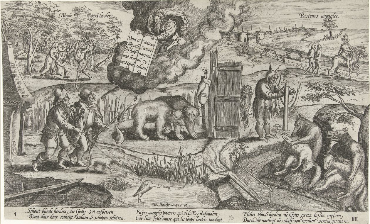 The Blind Shepherds by Antonie Wierix (II)