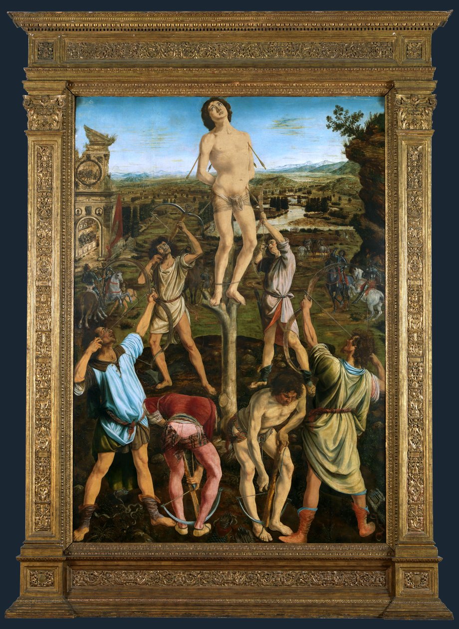 Martyrdom of Saint Sebastian by Antonio del Pollaiolo