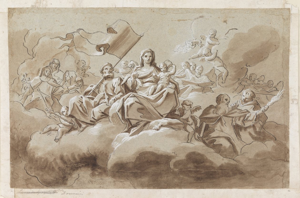 The Virgin and Child Surrounded by Saints by Antonio di Dominici