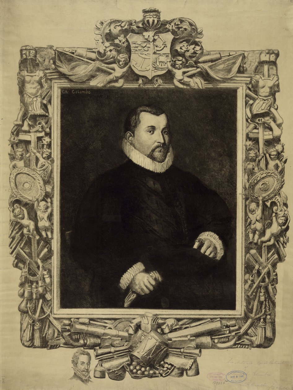 Christopher Columbus (1451-1506), c.1892 by Antonio  Moroni