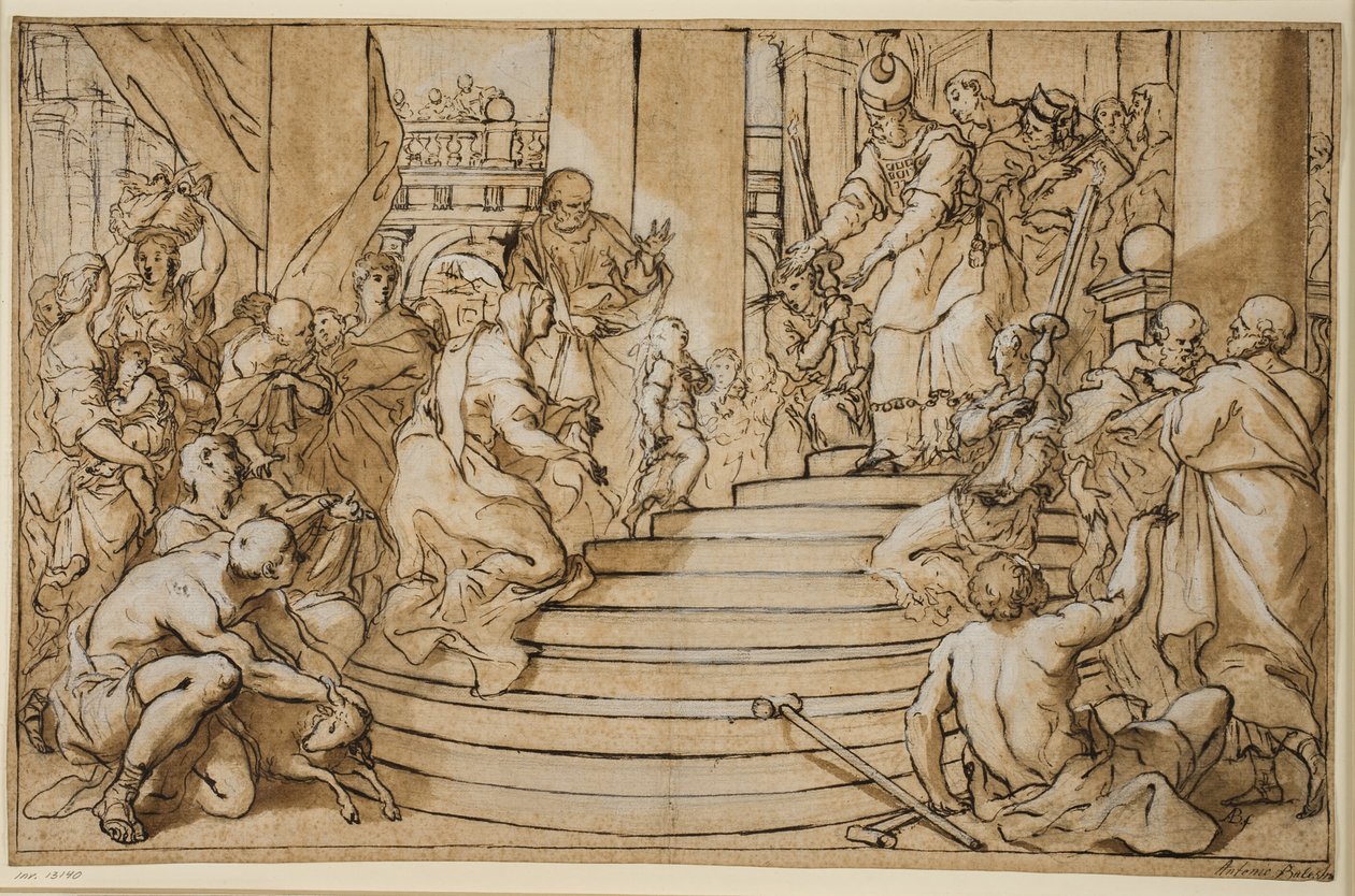 The Presentation of the Virgin in the Temple by Antonio Balestra