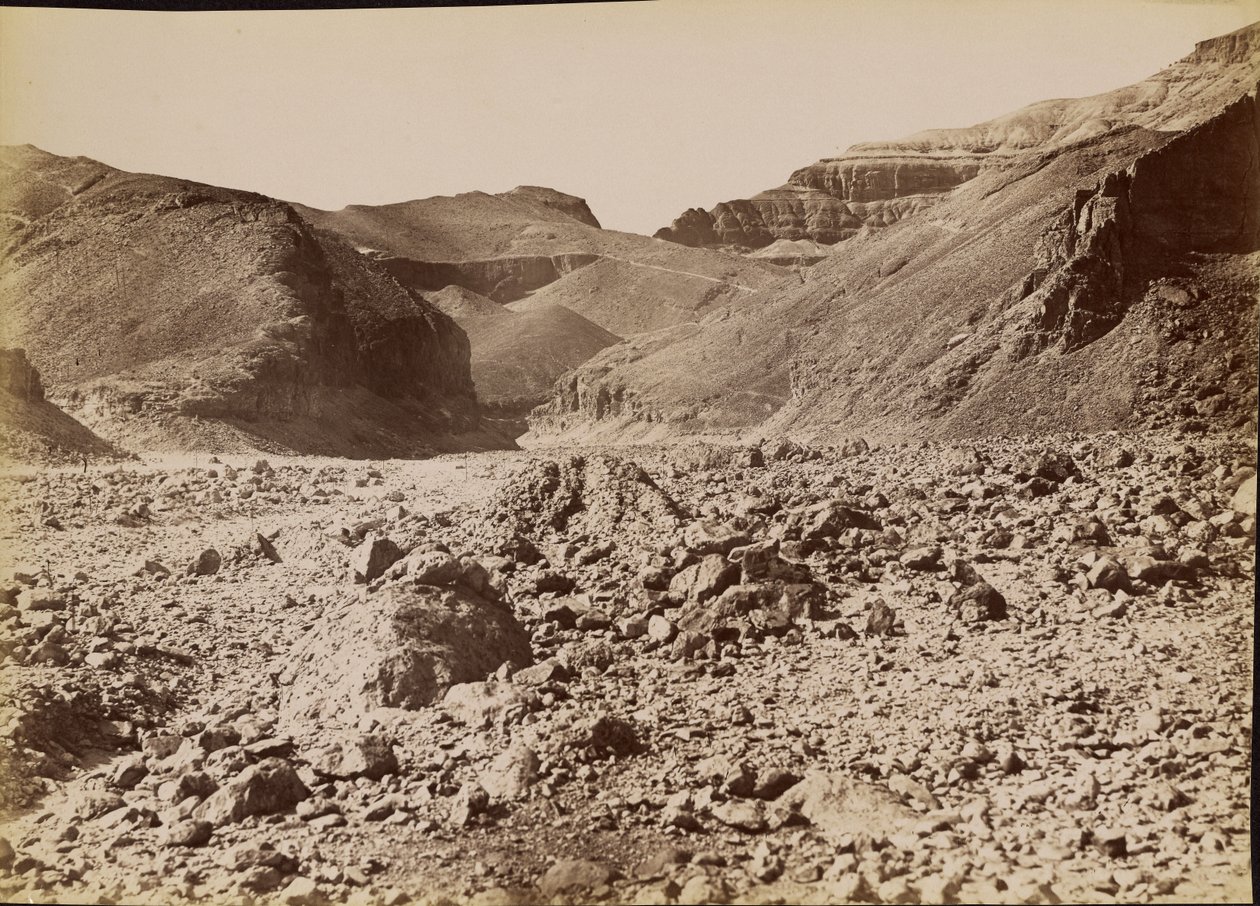 Entrance to the Valley of the Kings by Antonio Beato