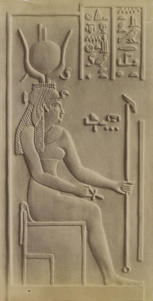 Isis, Temple at Dendera by Antonio Beato