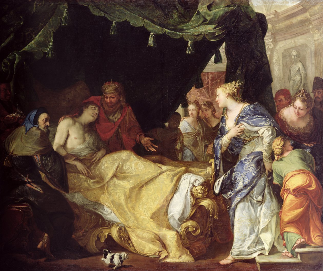 Antiochus and Stratonice (The Dying Prince) by Antonio Bellucci