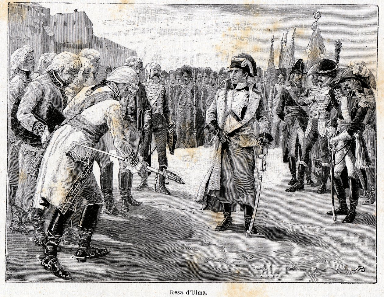 Napoleon Bonaparte, victorious at the Battle of Ulm, on October 20 by Antonio Bonamore