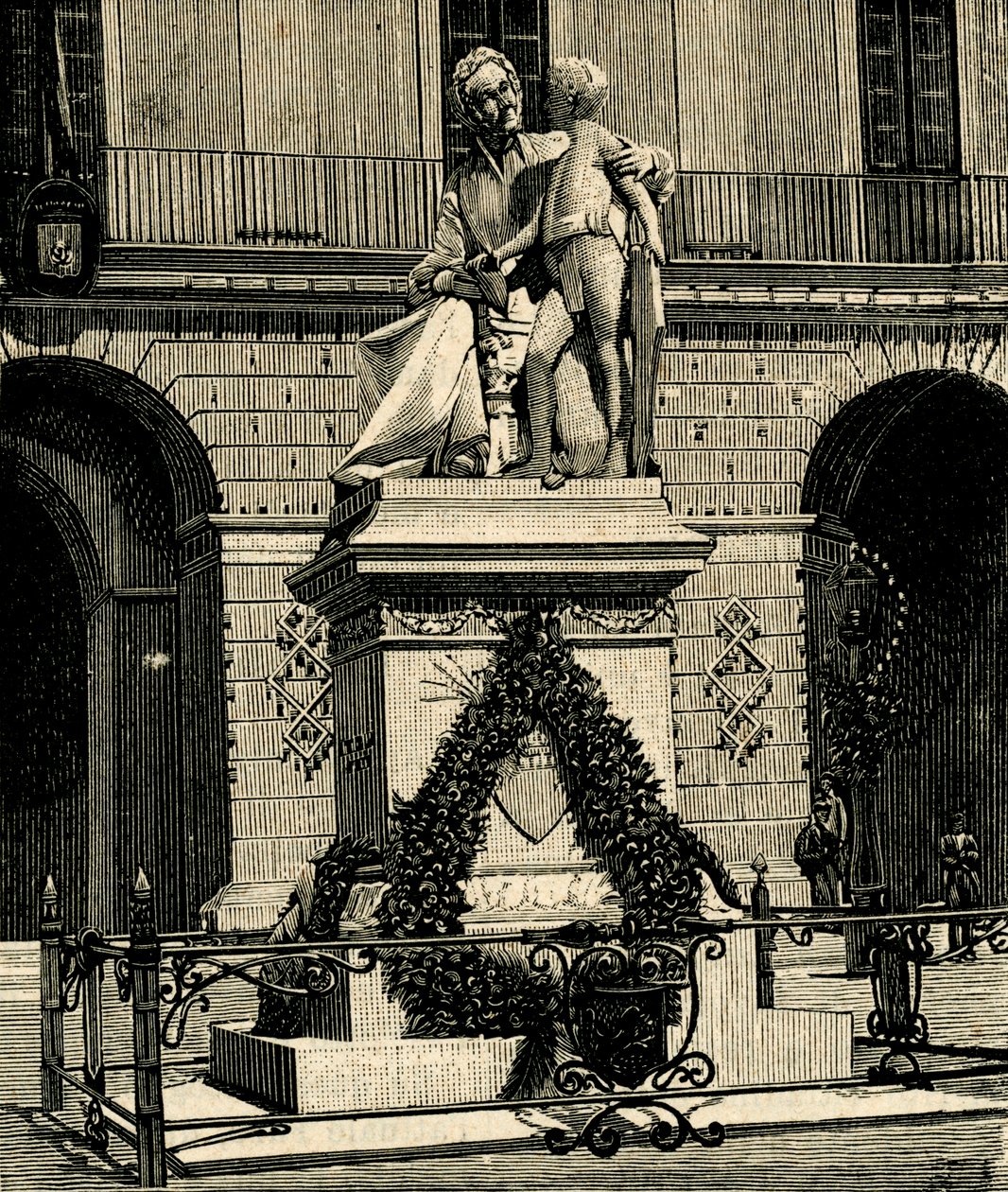 Monument to Francesca Capece, by Antonio Bortone, Maglie, Apulia, Italy by Antonio Bortone
