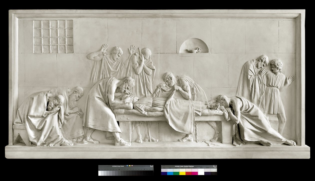 Crito Closing the Eyes of Socrates by Antonio Canova