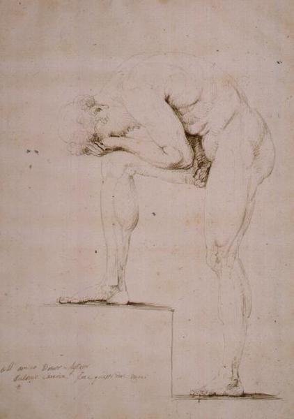 Male Nude Crying by Antonio Canova