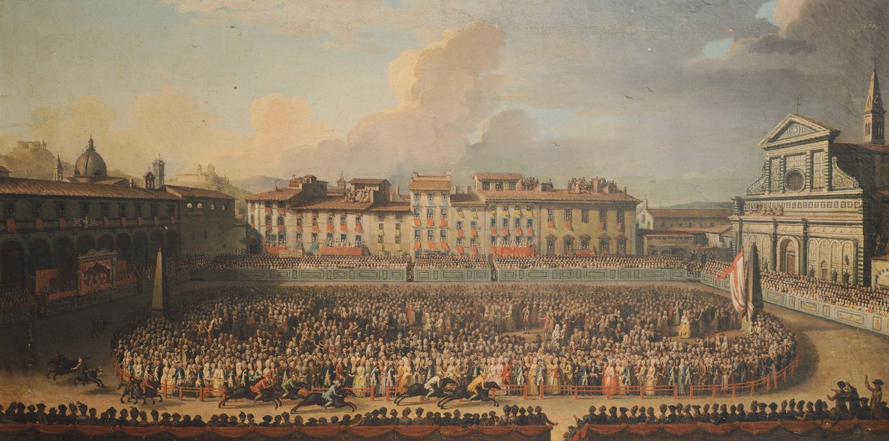 The race of the Berberian horses by Antonio Cioci or Ciocchi