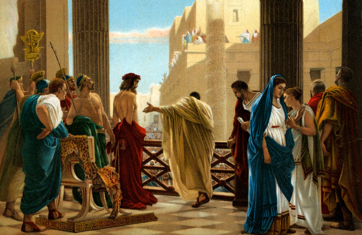 Ecce Homo, after painting by Antonio Ciseri by Antonio Ciseri