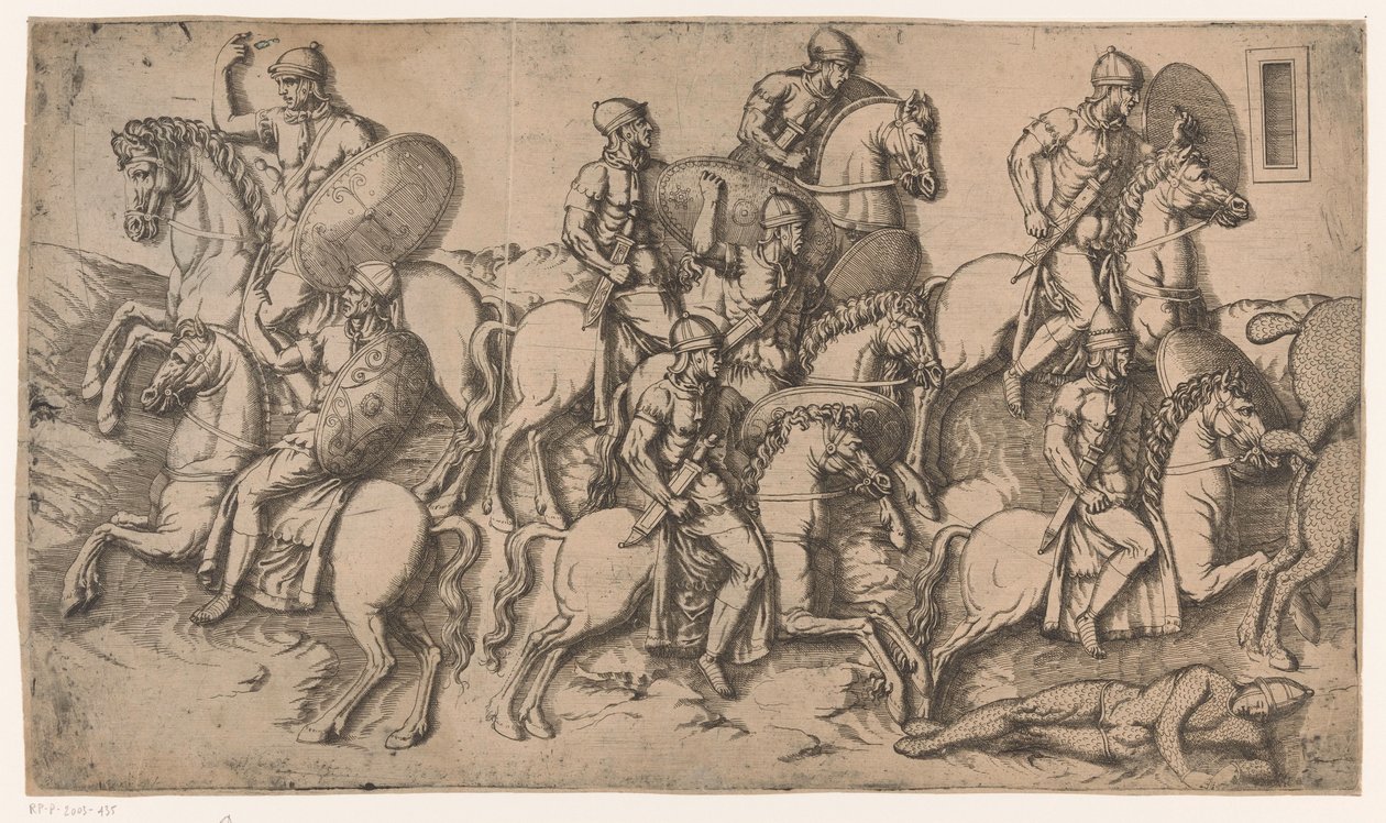 Scene from the Dacian Wars by Antonio Fantuzzi (circle of)