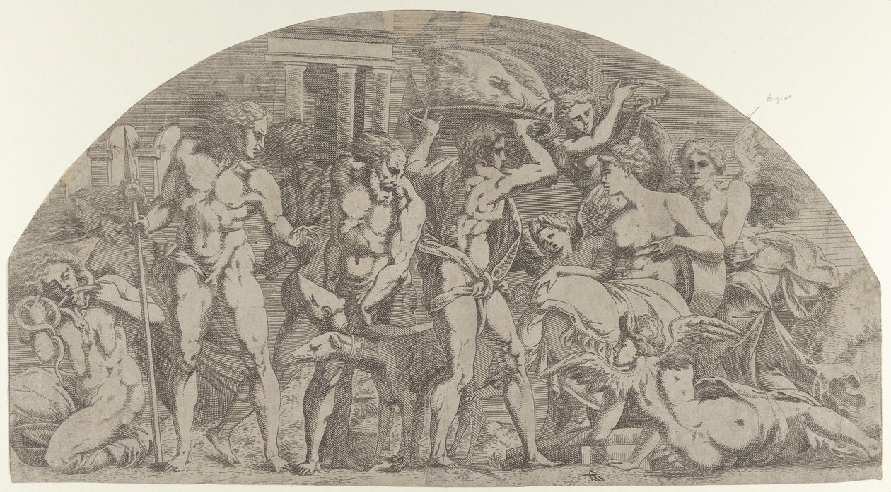 Meleager Bringing the Boar