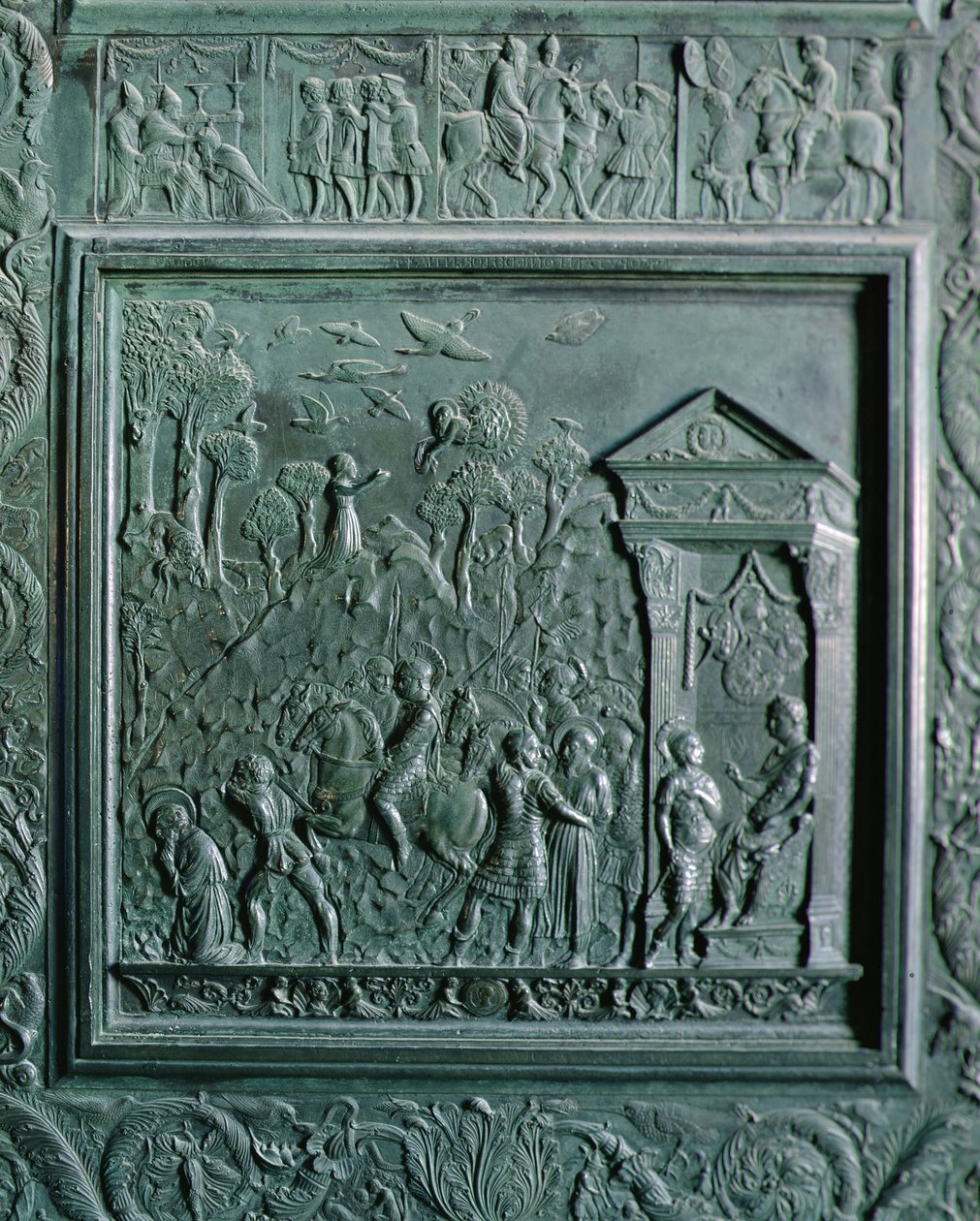 The Beheading of St Paul, detail from the 