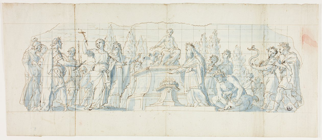Saint Bibiana Refusing to Sacrifice to Jupiter by Antonio Grano