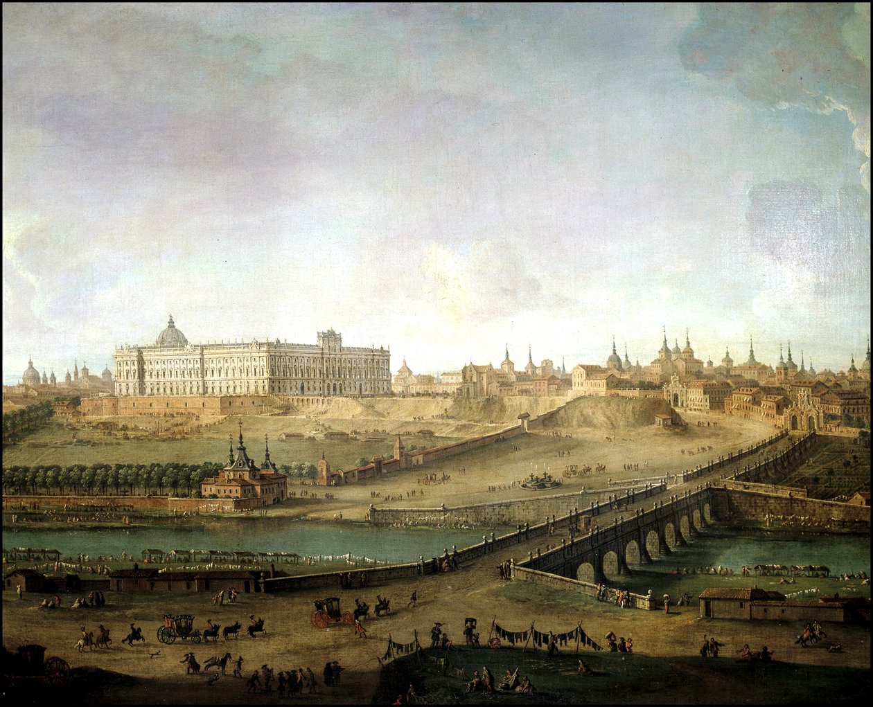 Royal Palace of Madrid by Antonio Joli
