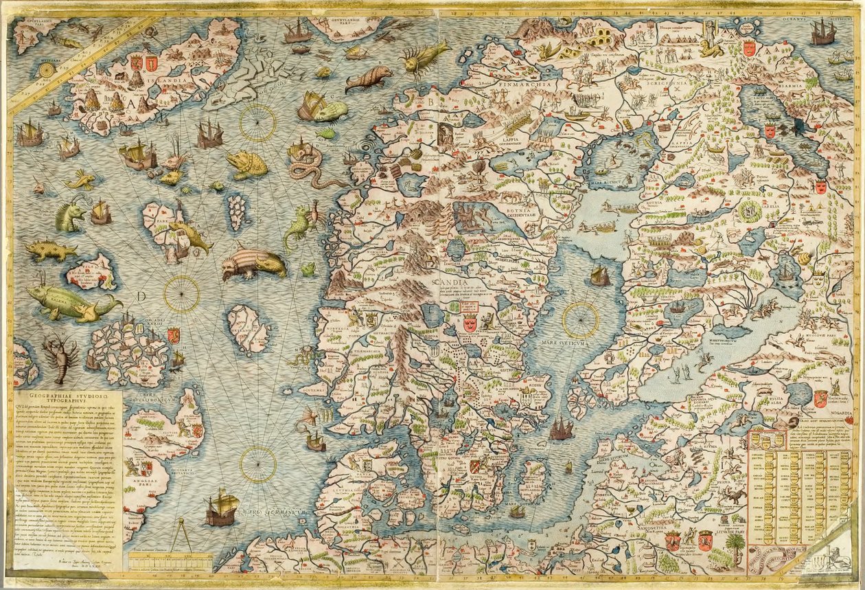 Carta Marina, Original by Antonio Lafreri
