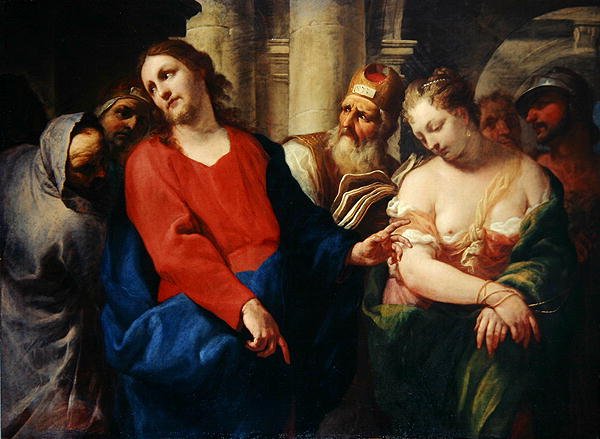 The Adulteress before Christ by Antonio Molinari