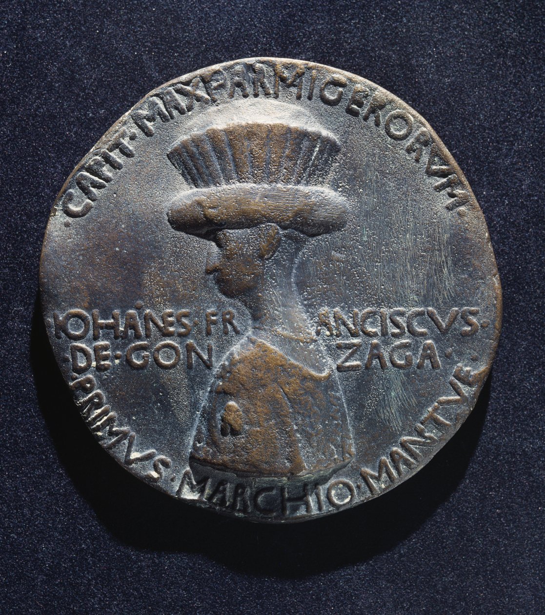 Bronze Medal of Gianfrancesco Gonzaga (1395-1444), Obverse, Designed by Antonio di Puccio Pisano, Known as Pisanello (1395-1455 circa) by Antonio Pisanello