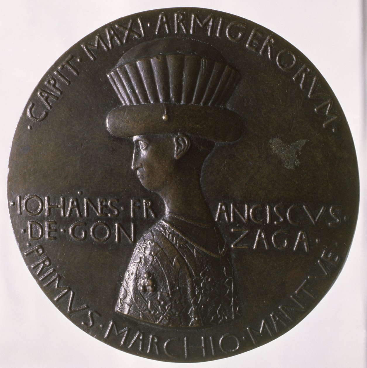 Portrait Medal Depicting Gianfrancesco Gonzaga by Antonio Pisanello