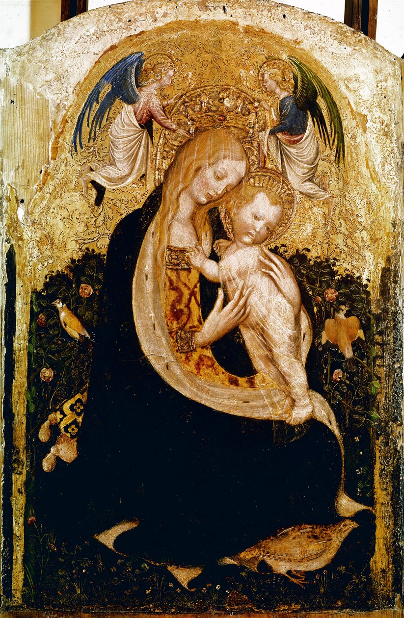 Madonna with a Quail by Antonio Pisanello