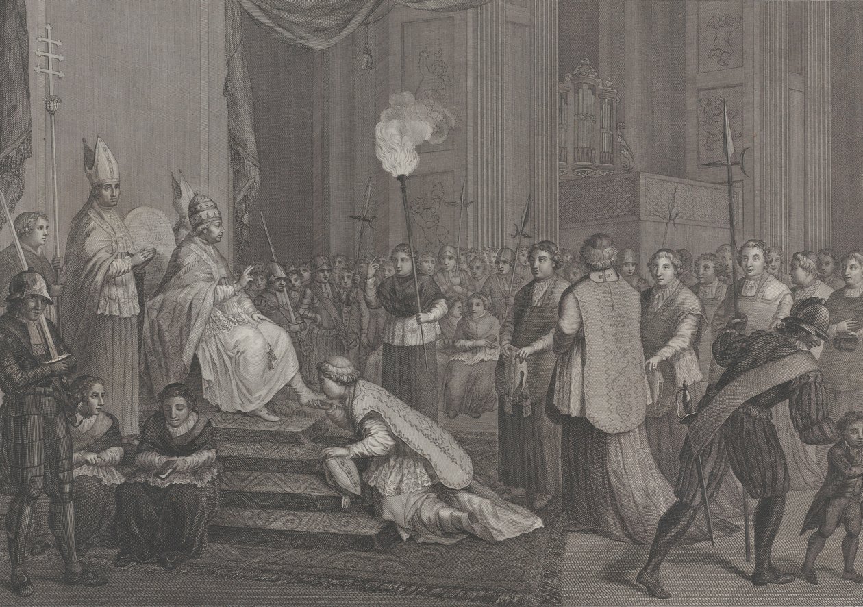 Coronation of Pope Pius VI by Antonio Poggioli