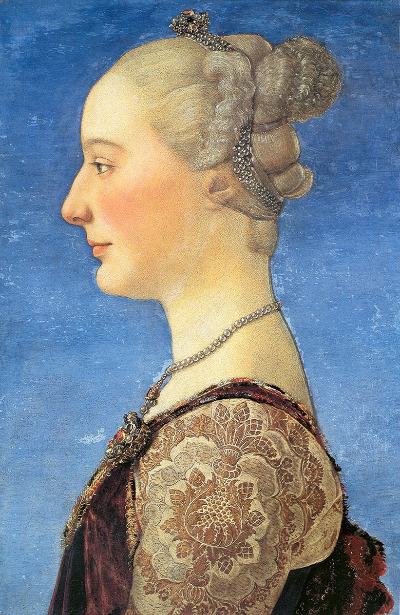 Portrait of a Young Woman by Antonio Pollaiuolo