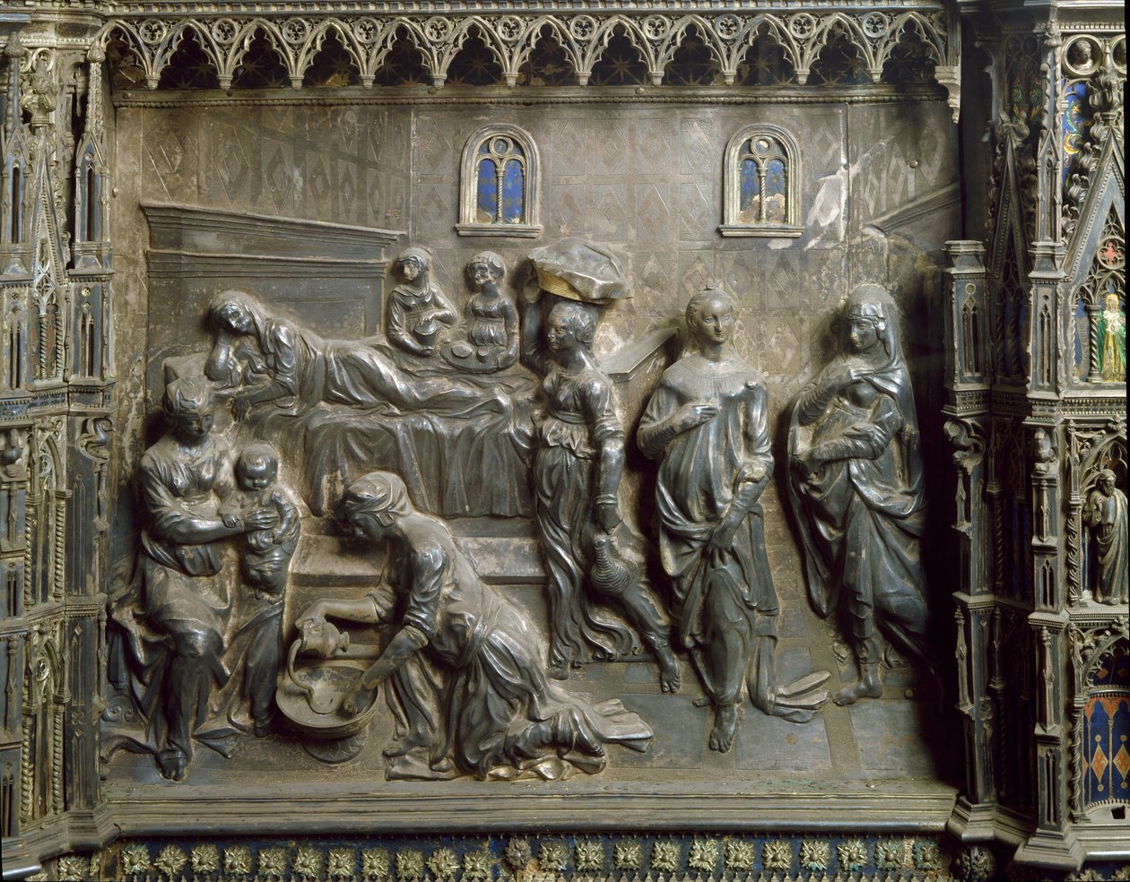 The Birth of John the Baptist by Antonio Pollaiuolo