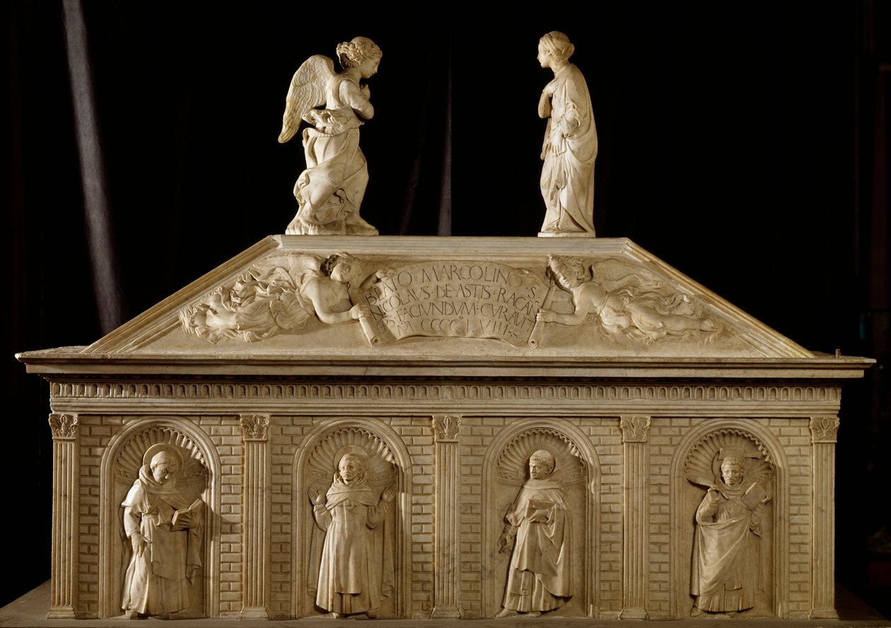 Funeral monument of Blessed Marcolino Amanni by Antonio Rossellino