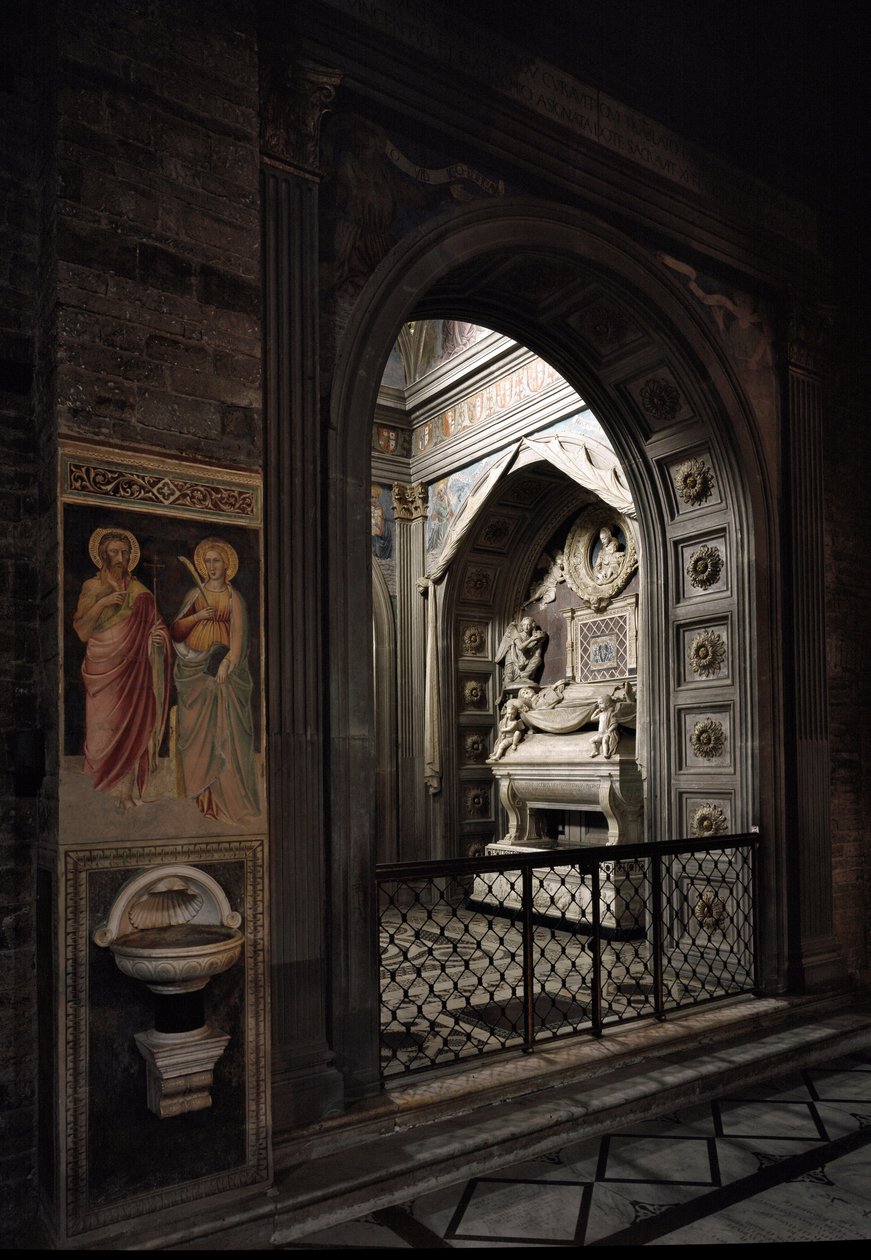 Tomb of the Cardinal of Portugal, James of Portugal by Antonio Rossellino