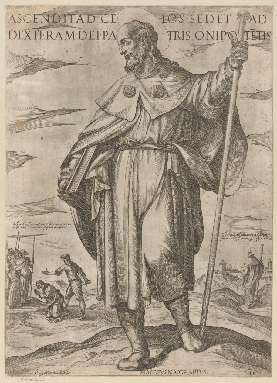 Saint James the Greater (series title: Christ, Mary, and the Apostles) by Antonio Tempesta