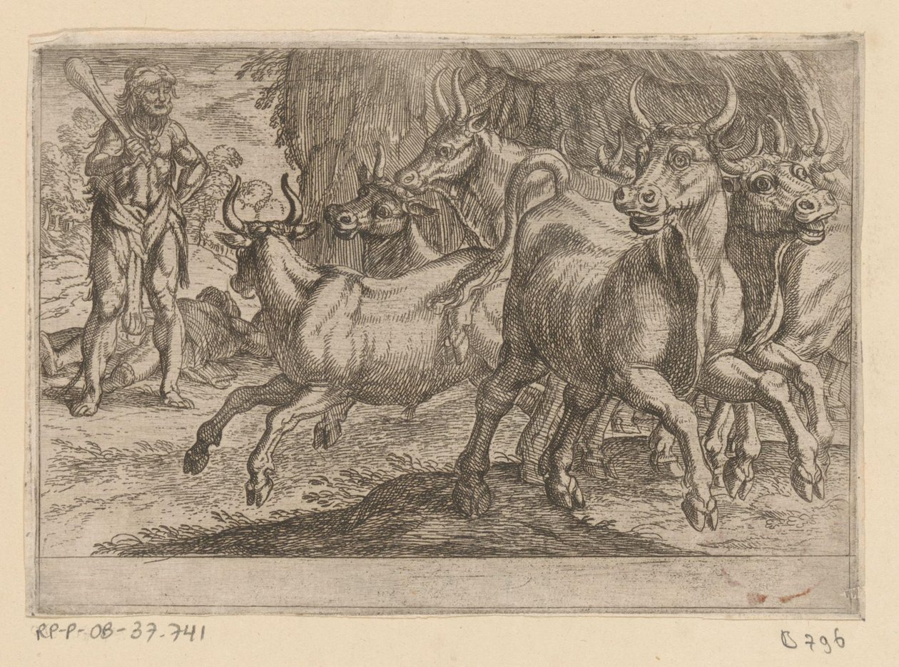 Hercules and the Cattle of Geryon by Antonio Tempesta