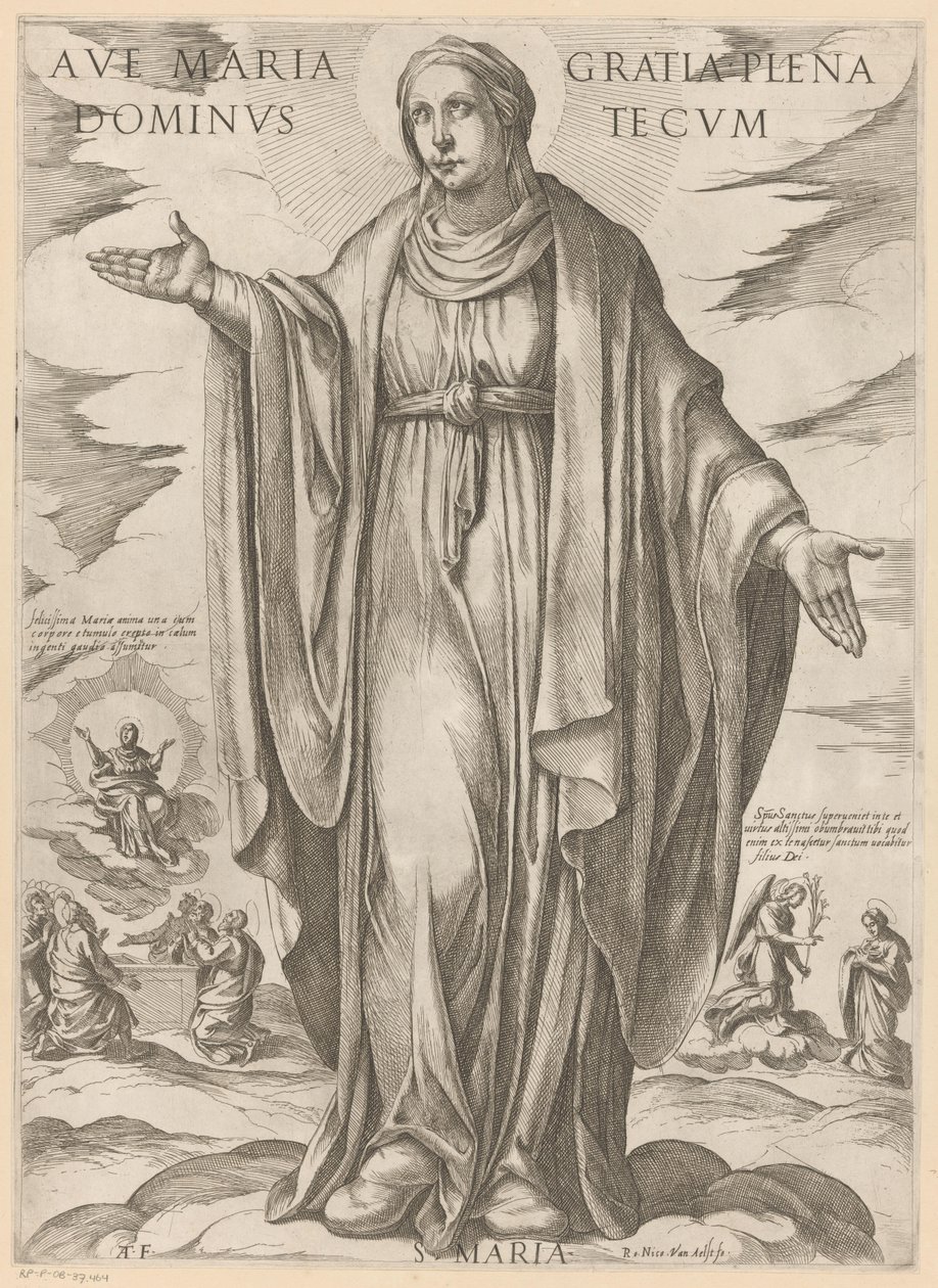 Mary (Christ, Mary, and the Apostles) by Antonio Tempesta